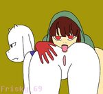 Xbooru - big ass chara (undertale) frisky 69 rimming storysh